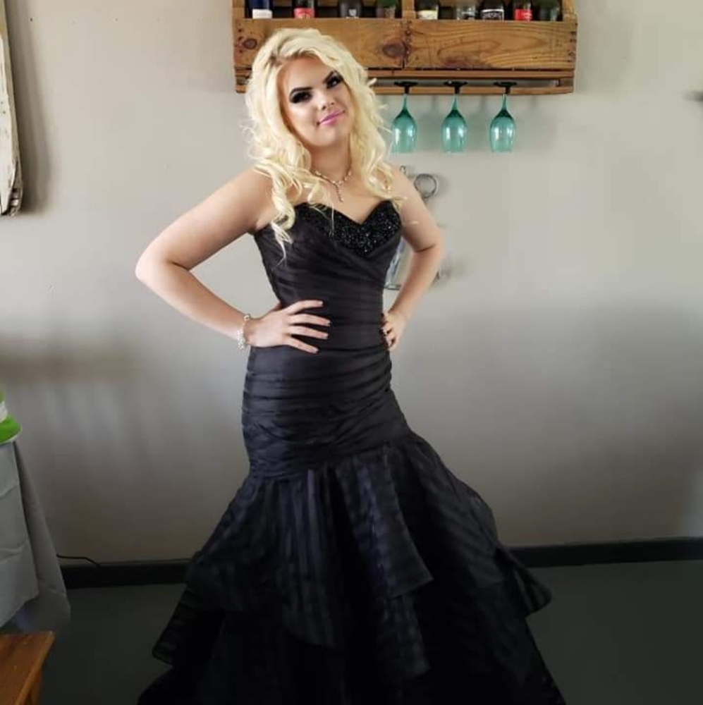 Black Mermaid Prom Dress